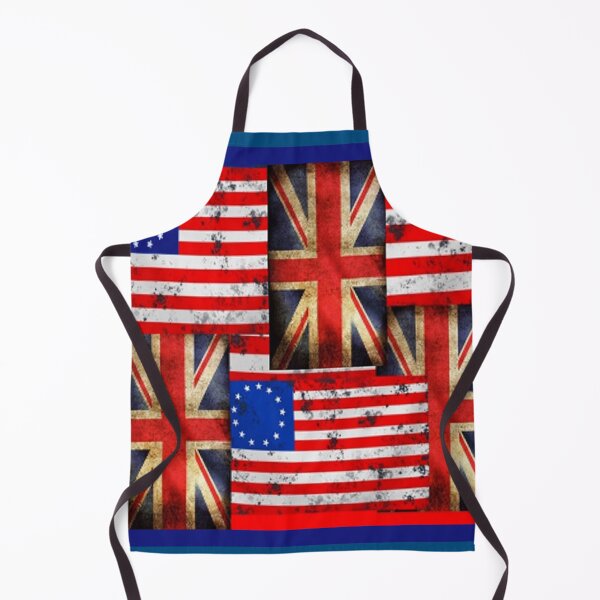 Item preview, BATTLE WORN GRUNGY BRITISH, USA FLAGS ART designed and sold by sharlesart.