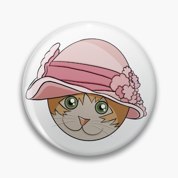 Item preview, Sunny Cat Sticker - Cats in Hats designed and sold by N9Livez.