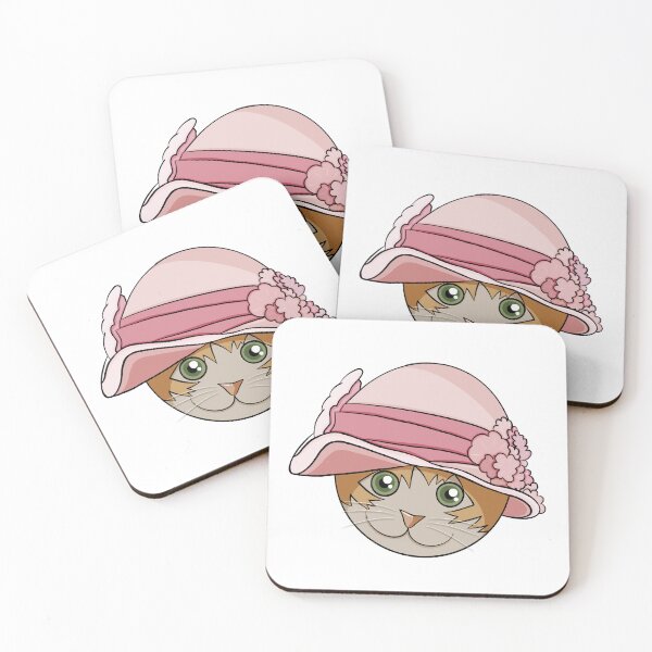 Item preview, Sunny Cat Sticker - Cats in Hats designed and sold by N9Livez.