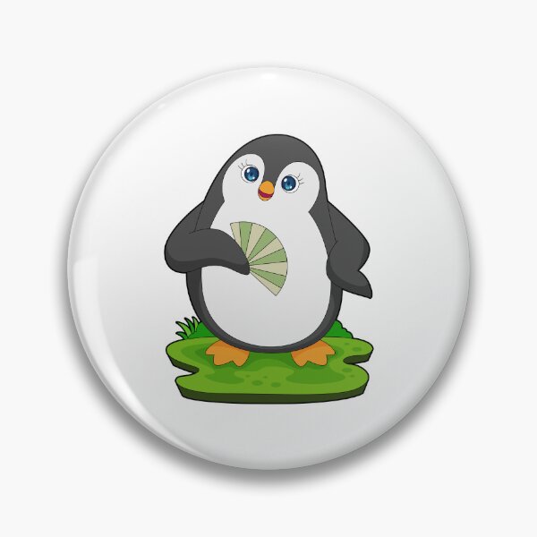Item preview, Penguin Hand fan designed and sold by Snabdesign84.