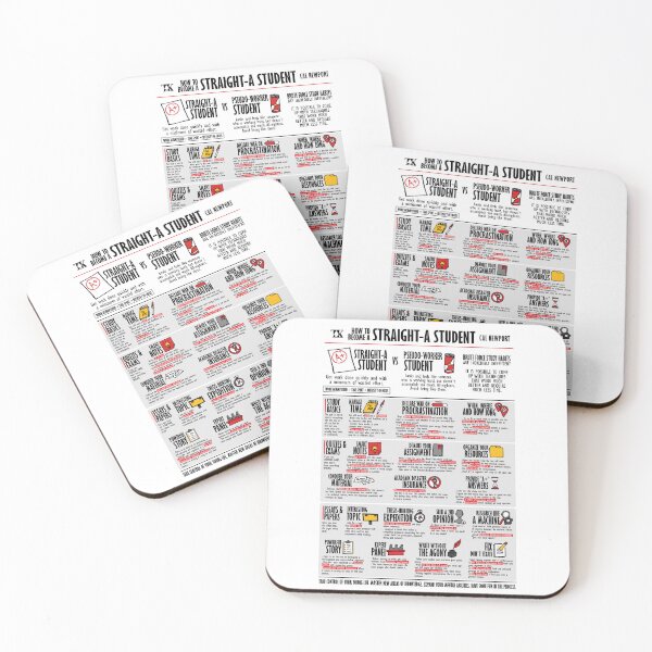 Item preview, Visual Book How to Become a Straight-A Student (Cal Newport) designed and sold by TKsuited.