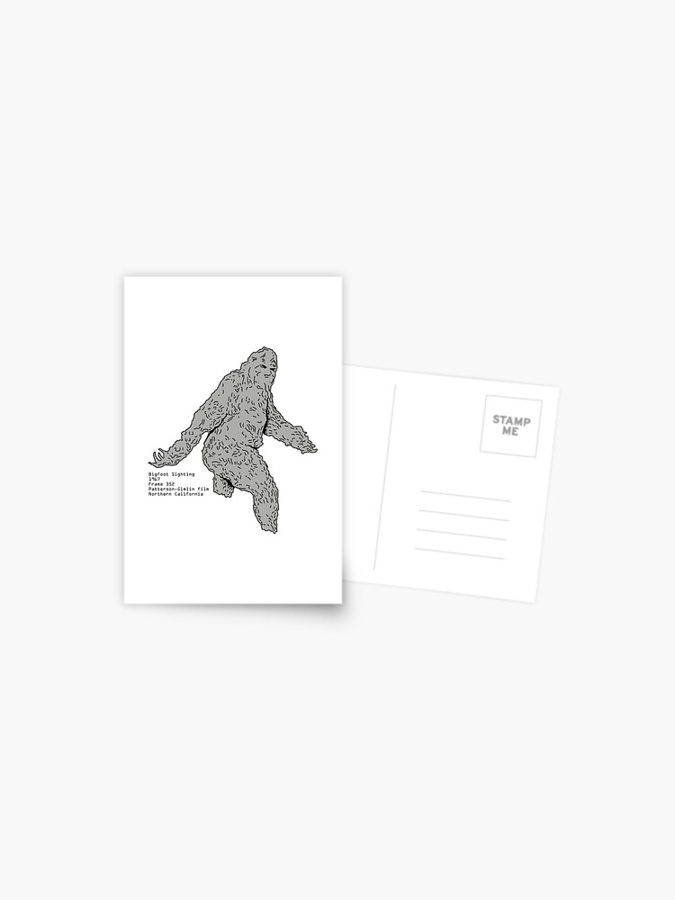 Bigfoot Sasquatch Design | Postcard