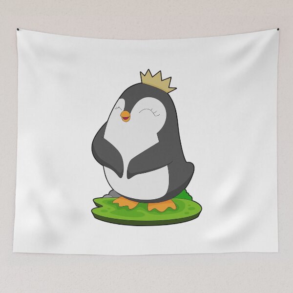 Aperçu de l'œuvre Penguin Queen Crown créée et vendue par Snabdesign84.