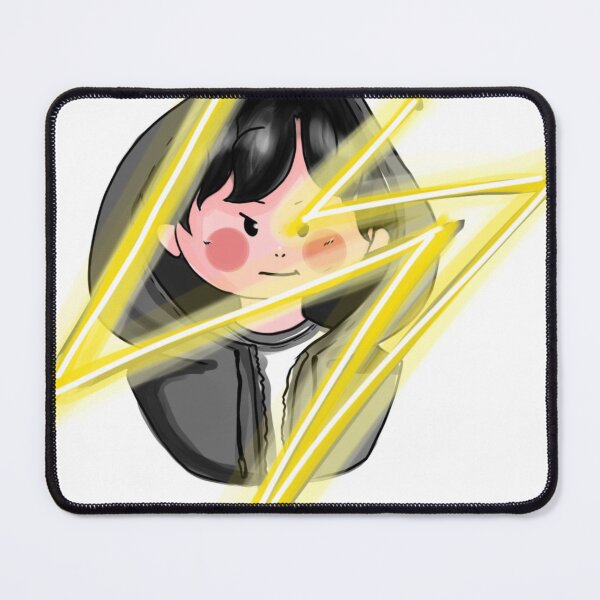 Item preview, Thunder kid cartoon digital painting designed and sold by Shirt-Touch.