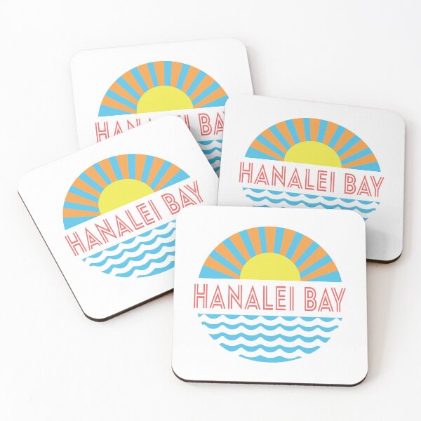 Item preview, Vintage Hanalei Bay Beach - Sun And Waves  designed and sold by Whimsical  Thinker.