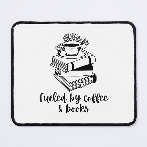 Item preview, Book Lover - "Fueled by coffee and books" designed and sold by DesignByAvery.