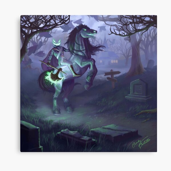 Headless Horseman Canvas Print