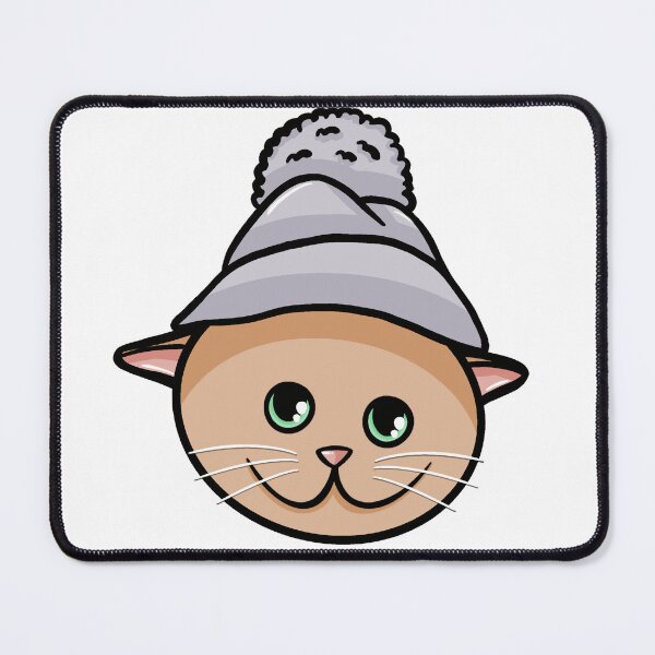 Item preview, Snow Cap Cat - Cats in Hats Sticker designed and sold by N9Livez.