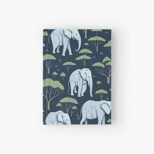 Item preview, Soothing Elephants andTrees Animal Pattern designed and sold by Wonder Of Light.