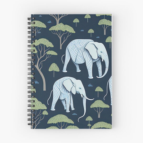 Item preview, Soothing Elephants andTrees Animal Pattern designed and sold by Wonder Of Light.