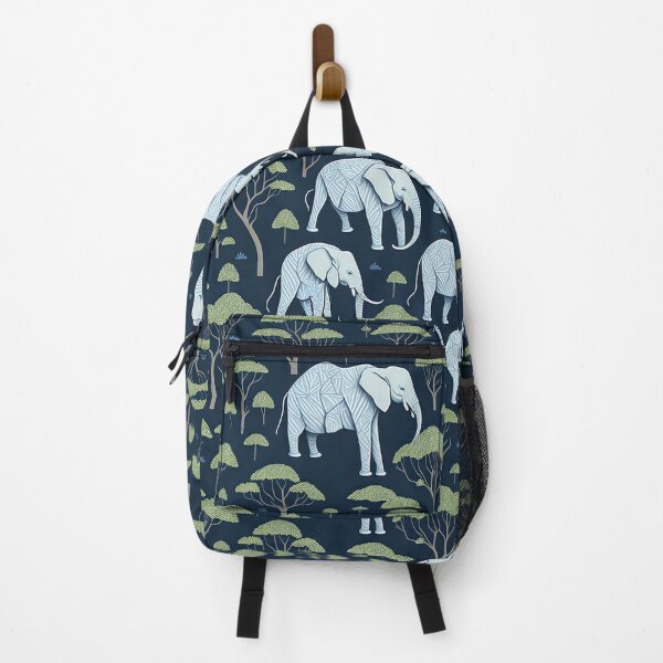 Item preview, Soothing Elephants andTrees Animal Pattern designed and sold by Wonder Of Light.
