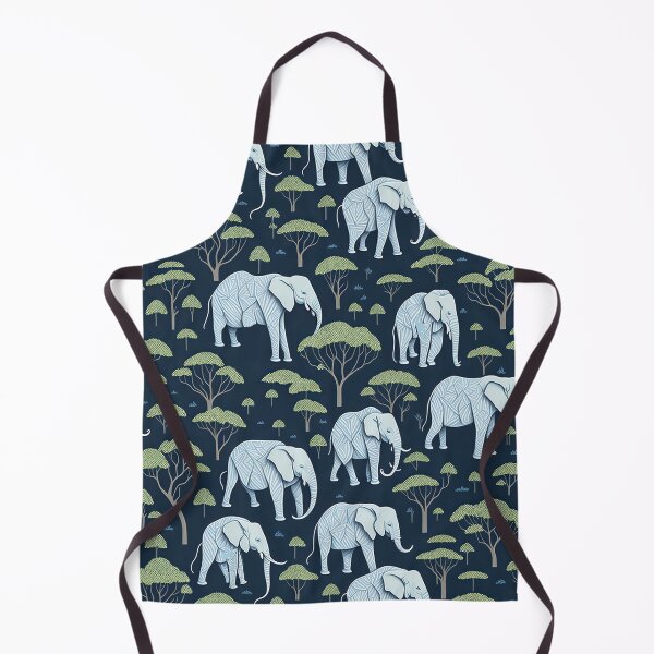 Item preview, Soothing Elephants andTrees Animal Pattern designed and sold by Wonder Of Light.