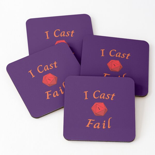 Item preview, I Cast Fail DnD designed and sold by skocartwork.
