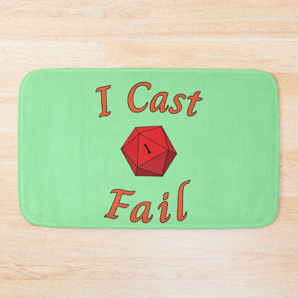 Item preview, I Cast Fail DnD designed and sold by skocartwork.