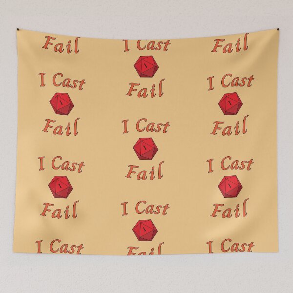 Item preview, I Cast Fail DnD designed and sold by skocartwork.