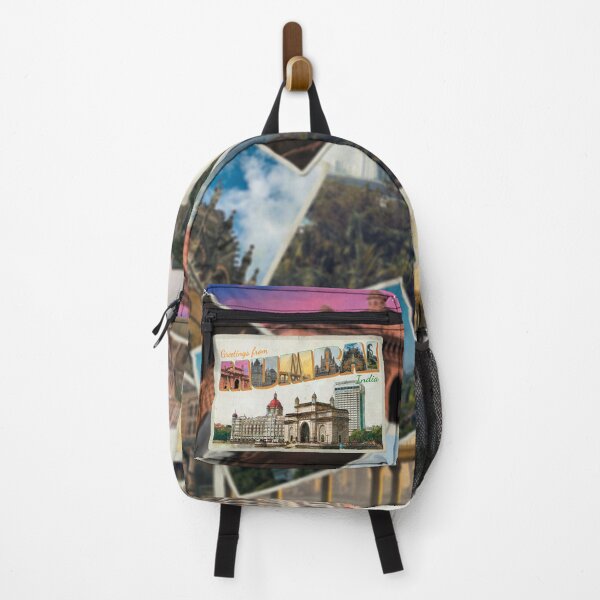 Item preview, Greetings from Mumbai in India Vintage style retro souvenir designed and sold by DeveloperProp0.