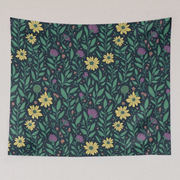Item preview, Colorful Field Of Wild Flowers Floral Pattern designed and sold by Wonder Of Light.