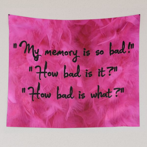 Item preview, Quote - Bad memory designed and sold by Marija Barisic.