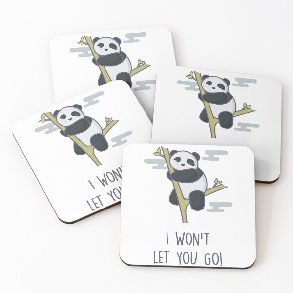 Item preview, I Won't Let You Go - Pandas designed and sold by Neufy.