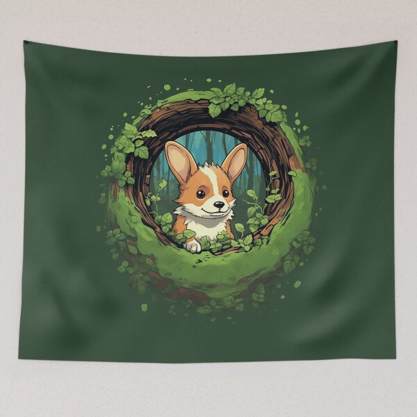 Item preview, Welsh Corgi Forrest Burrow  designed and sold by BrilliantTShop.