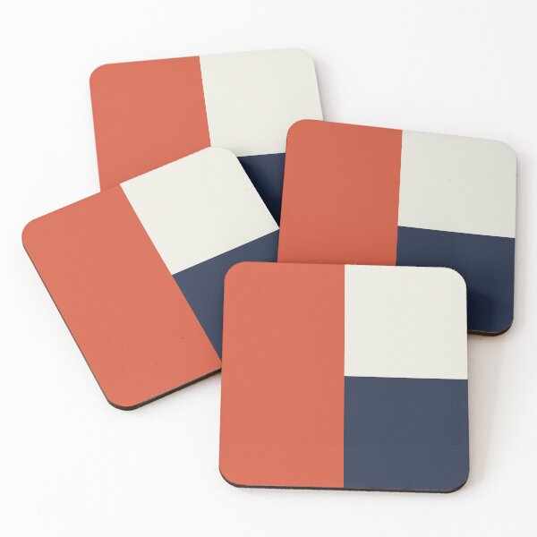 Item preview, TENNIS COURT CLAY, NAVY BLUE and CREAM 3 CHECKERS designed and sold by RachelMacht.