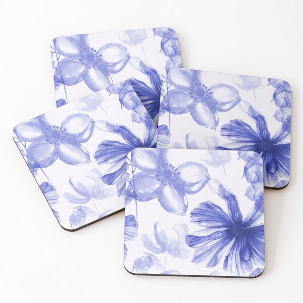 Aperçu de l'œuvre Floral d'été en bleu créée et vendue par jaxham.