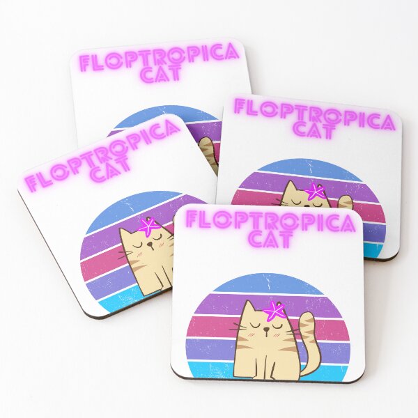 Item preview, Floptropica Cat design  designed and sold by varodesign.