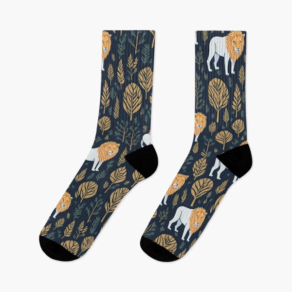Item preview, Soothing Lions andTrees Animal Pattern designed and sold by Wonder Of Light.