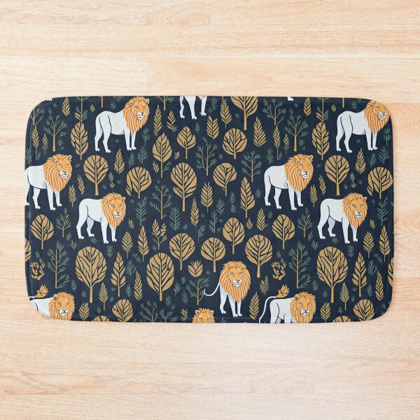 Item preview, Soothing Lions andTrees Animal Pattern designed and sold by Wonder Of Light.