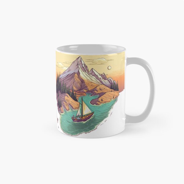 Item preview, Snowy Sunset Sailboat: Retro Isometric Pixelart designed and sold by SynthPrint.