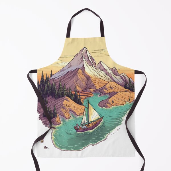 Item preview, Snowy Sunset Sailboat: Retro Isometric Pixelart designed and sold by SynthPrint.