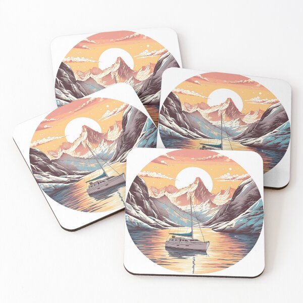Item preview, Relaxing Sunset Sailboat designed and sold by SynthPrint.