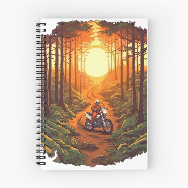 Item preview, Retro Sunset Forest Ride designed and sold by SynthPrint.