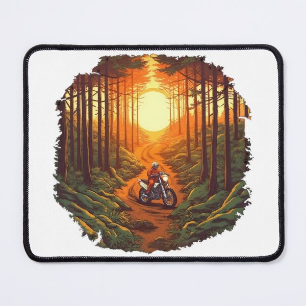 Item preview, Retro Sunset Forest Ride designed and sold by SynthPrint.