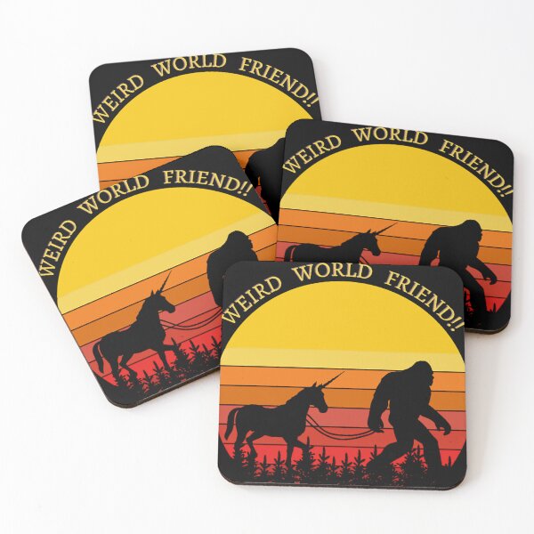 Item preview, Big foot and Unicorn walk away designed and sold by 208Tees.