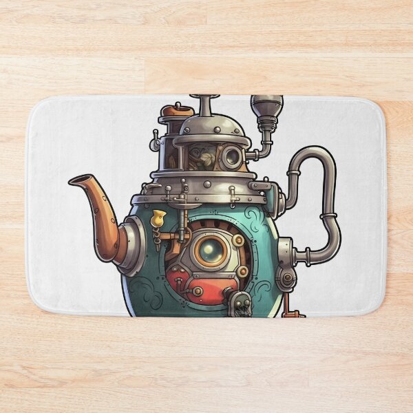 Item preview, Ghibli Inspired Steampunk Teapot designed and sold by BrilliantTShop.