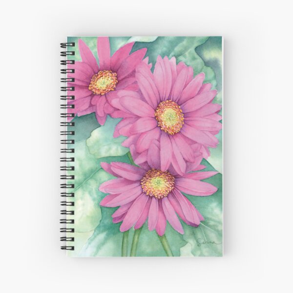 Daisies Spiral Notebook, Daisy Flowers Floral Travel Design Small Jour –  Starcove Fashion
