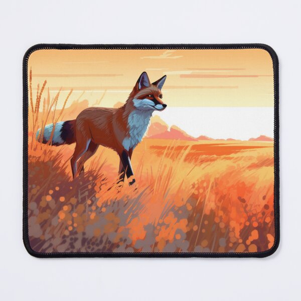 Item preview, Fox's Playful Pursuit: Dynamic Digital Artwork designed and sold by SynthPrint.