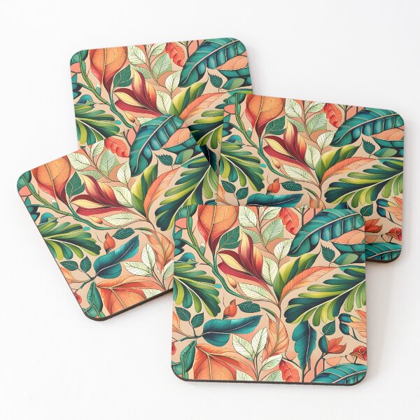 Item preview, Modern Floral Pattern, Summer leaves designed and sold by Glimmersmith.