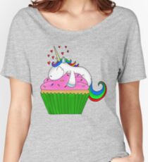 Einhorn Cupcake Loose Fit T-Shirt