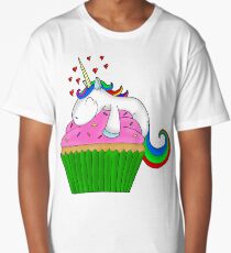 Unicorn Cupcake Long T-Shirt