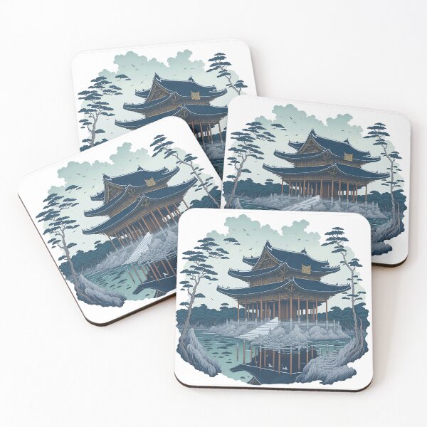 Item preview, Tranquil Oasis: Gyeonghoeru Pavilion and Hyangwonjeong Pond! designed and sold by MeowtifullyCute.