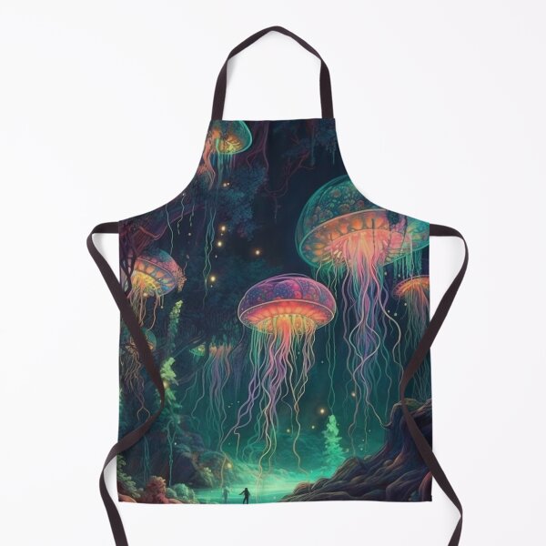 Item preview, Electric Jellyfish: Enchanted Forest designed and sold by OdysseyArtworks.