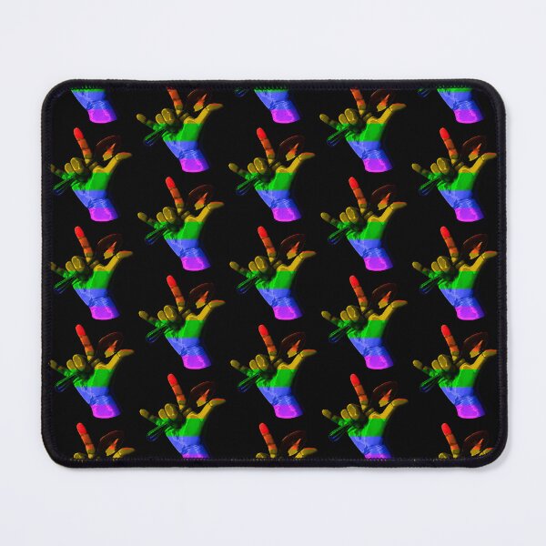 Item preview, Traditional Pride Flag Modern Digital Pop Art American Sign Language Spoon I love You Disability Awareness Chronic Illness designed and sold by ARTbyABACCUS.