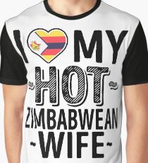 Ich liebe meine HEISSE Simbabwe-Frau - niedliches Simbabwe-Paare Romantische Liebes-T-Shirts u. Aufkleber Grafik T-Shirt