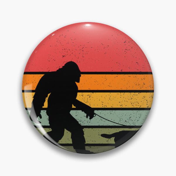 Item preview, Bigfoot Walking Labrador Retriever Dog Vintage Retro Funny Sasquatch designed and sold by swelldigz.