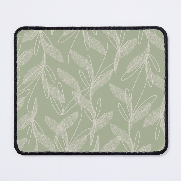 Item preview, Retro Botanical Pattern in Sage Green designed and sold by kierkegaard.