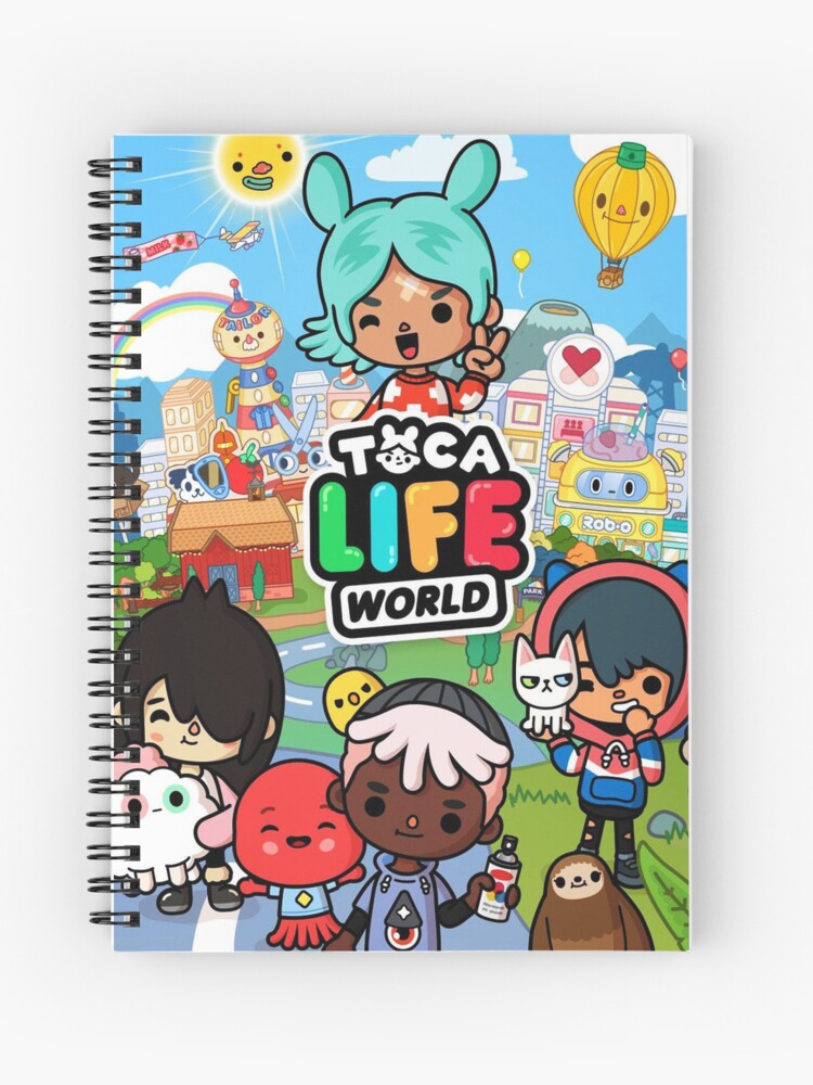 toca boca , toca life Spiral Notebook for Sale by ducany