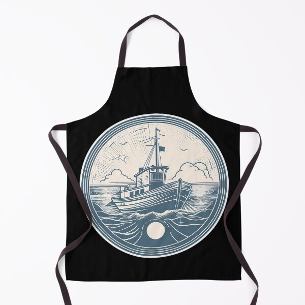 Item preview, Retro Boat designed and sold by ArtbyAiGallery.