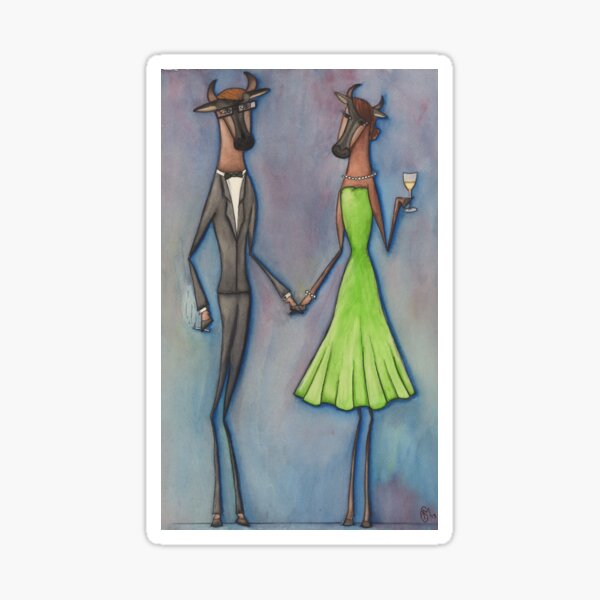Item preview, The Wildebeests designed and sold by HMSH Watercolors.